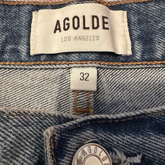 AGOLDE Parker Denim Shorts size 32, like new - Picture 4 of 5